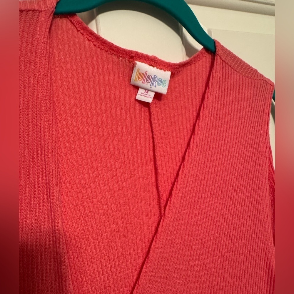 💕 Coral Pink LuLaRoe Joy NWT Sz M - Picture 3 of 6